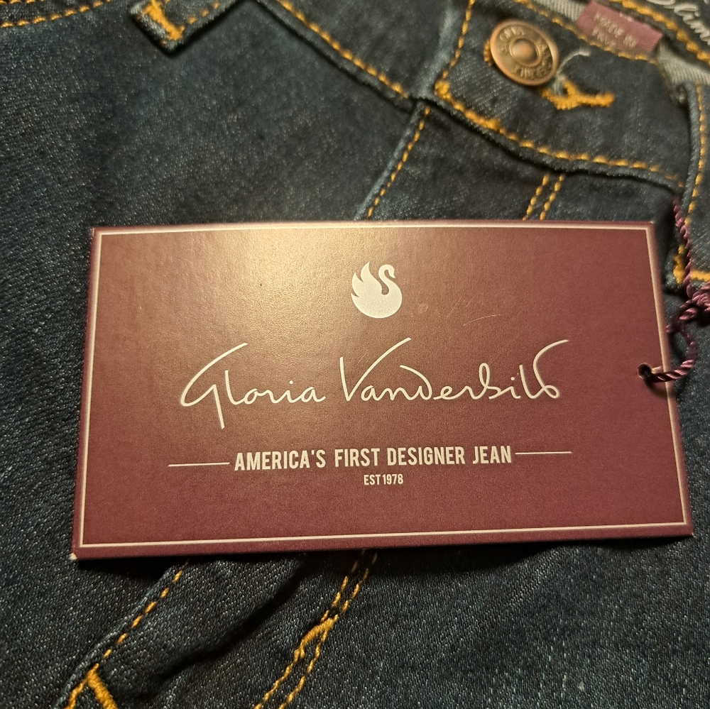 Gloria Vanderbilt Kaia Skimmer Denim Size 14 - Picture 6 of 13